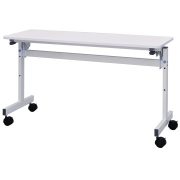 【車上渡し】アール・エフ・ヤマカワ シンプルフォールディング テーブルIII W1200×D450 ホワイト (重量：16.1kg) RFFT3-1245WH|会議用・ミーテングテーブル