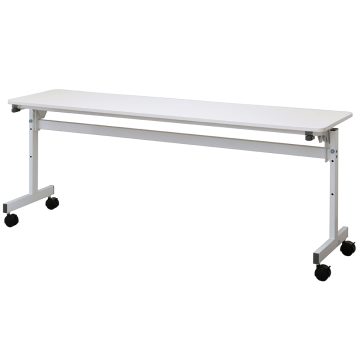 【車上渡し】アール・エフ・ヤマカワ シンプルフォールディング テーブルIII W1800×D450 ホワイト (重量：21.2kg) RFFT3-1845WH|会議用・ミーテングテーブル