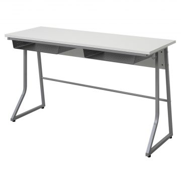 アール・エフ・ヤマカワ スモール研修用デスクIII W1200×D450 ループ脚 ホワイト (重量：16kg) RFJD3-1245W|オフィスデスク