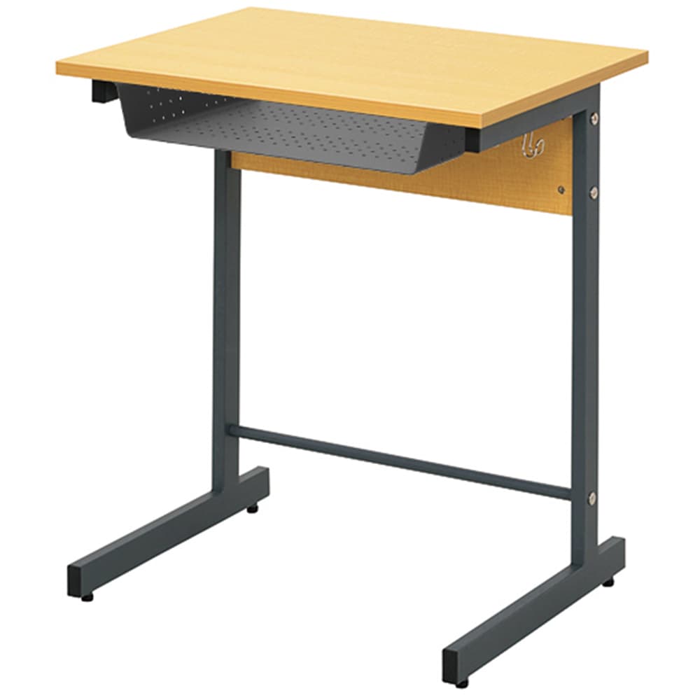 アール・エフ・ヤマカワ スモール研修用デスクIII W600×D450 L字脚 ナチュラル (重量：9kg) RFJD3-6045NL|オフィスデスク