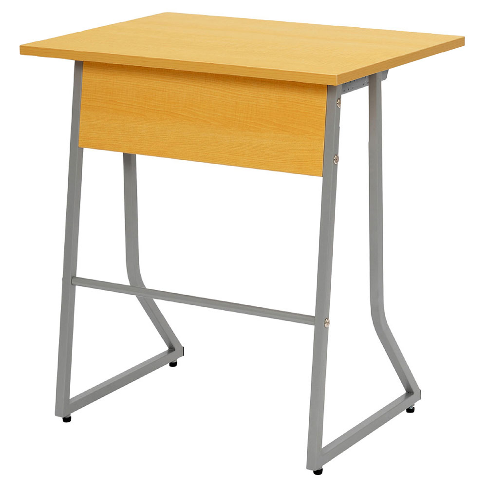 アール・エフ・ヤマカワ スモール研修用デスクIII W650×D450 ループ脚 ナチュラル (重量：9kg) RFJD3-6545N|オフィスデスク