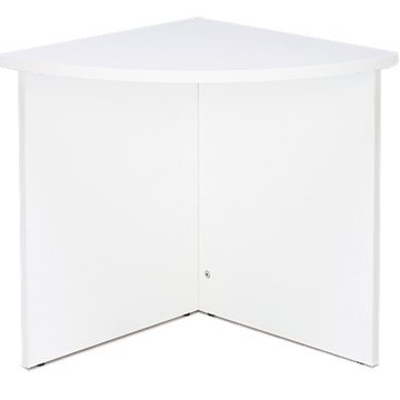メーカー在庫限り アール・エフ・ヤマカワ ローカウンター コーナー ホワイト (重量：12.5kg) RFPC-104W|【オフィス家具】