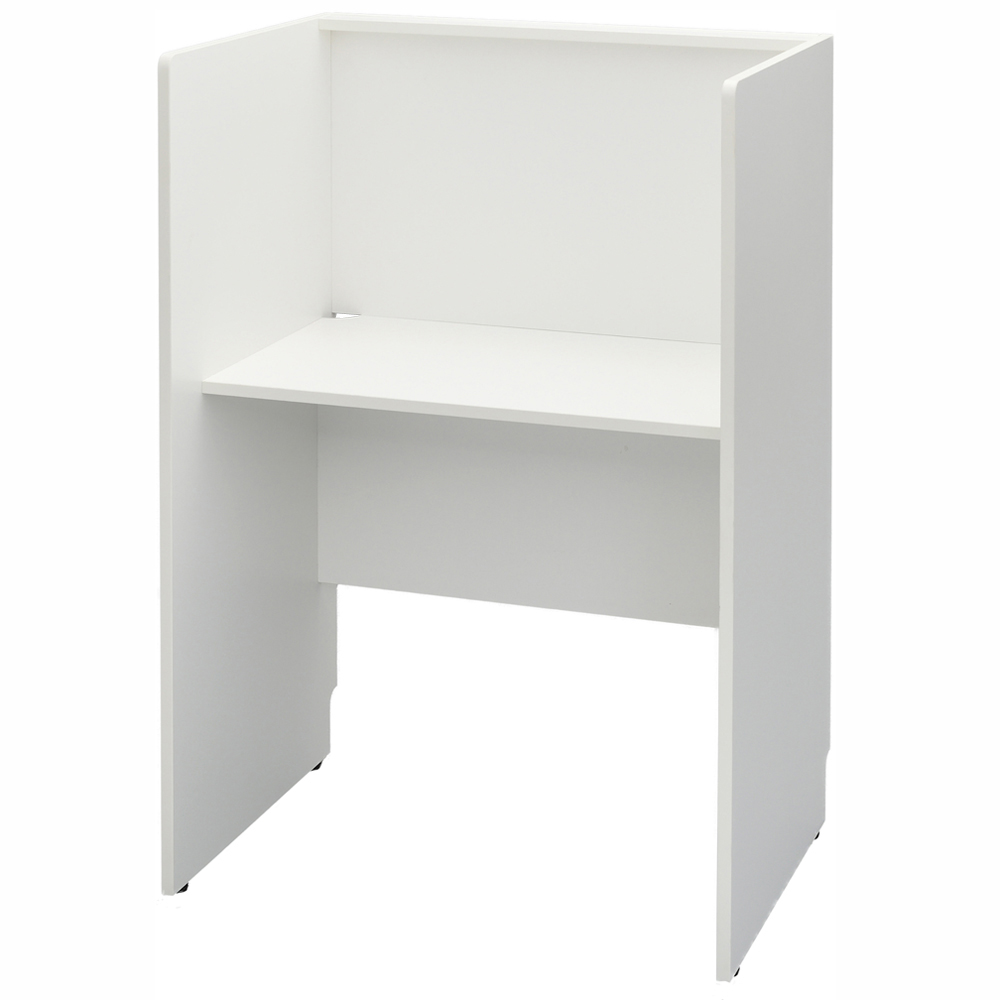 アール・エフ・ヤマカワ RFPCブース2 W800×D600 基本 ホワイト (重量：32kg) RFPCB2-8060WH|オフィスデスク