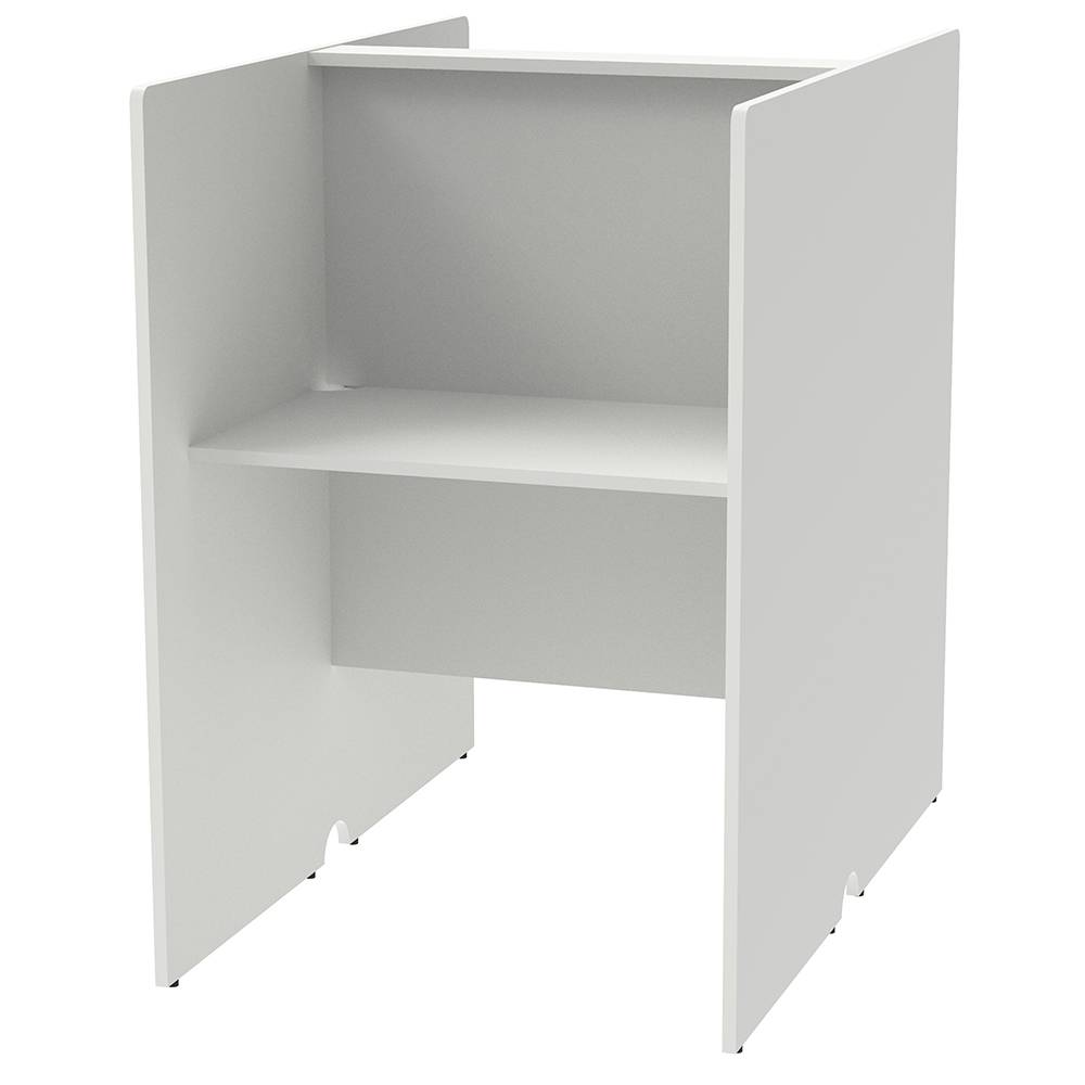 アール・エフ・ヤマカワ RFPCブース 対面タイプ 基本 W800×D1200 ホワイト (重量：57kg) RFPCT-8012WH|オフィスデスク