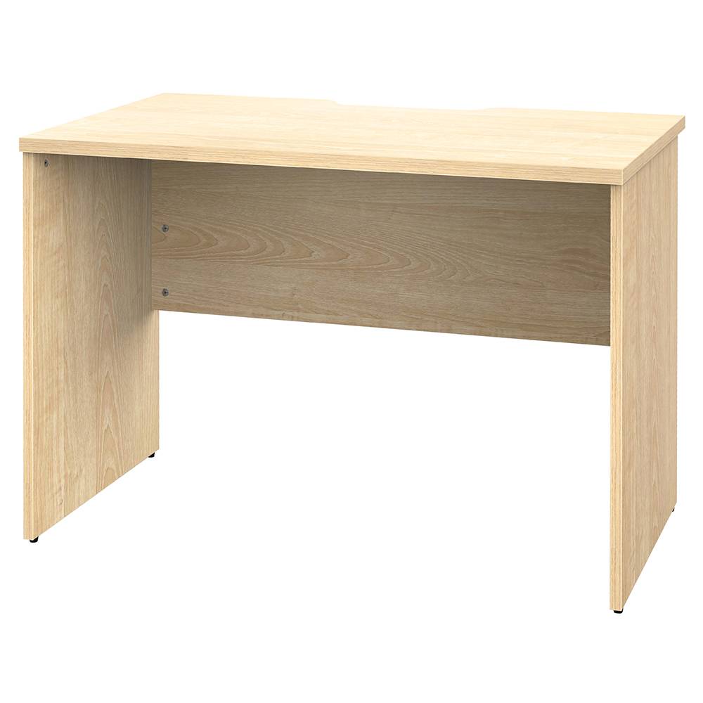 【車上渡し】アール・エフ・ヤマカワ プラン 木製デスク W1000×D600 ナチュラル×ナチュラル脚 (重量：23.3kg) RFPD-1060NA-NL|オフィスデスク