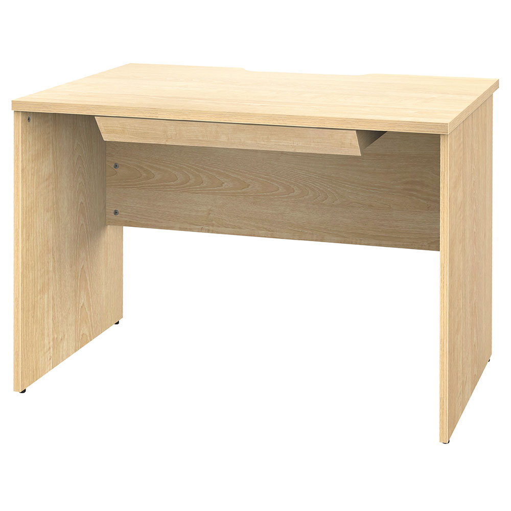 【車上渡し】アール・エフ・ヤマカワ プラン 木製デスク W1000×D700 ナチュラル×ナチュラル脚 (引出付) (重量：30.1kg) RFPD-1070NA-NL-DR|オフィスデスク