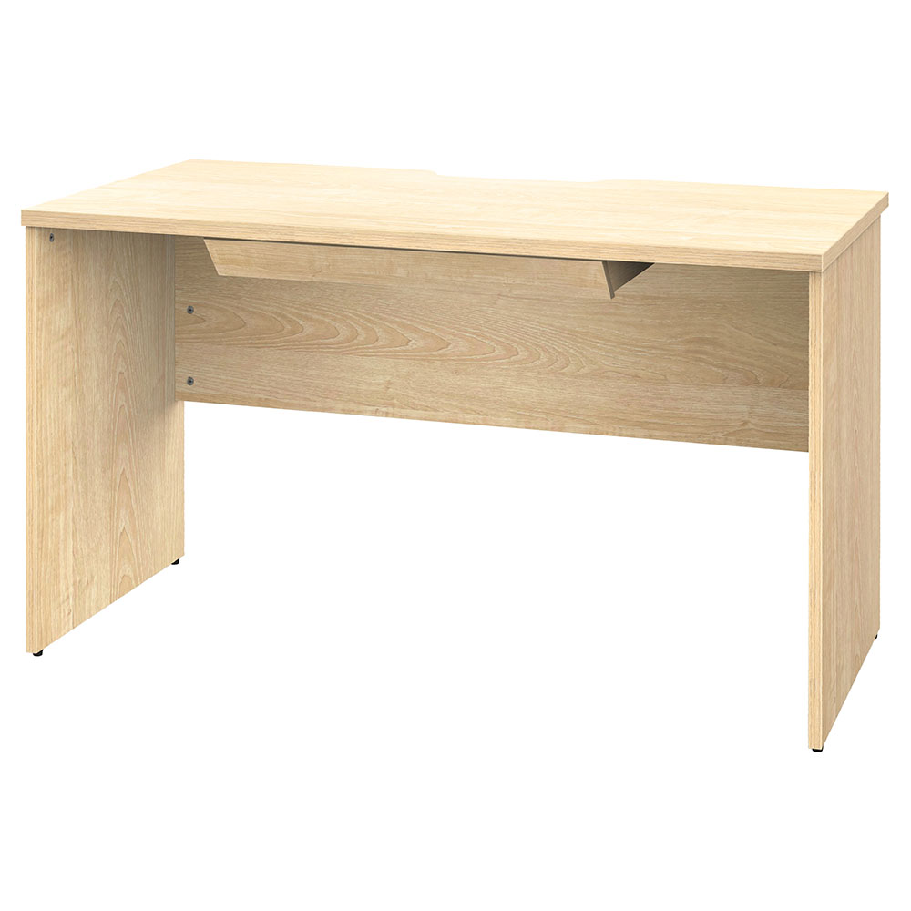 【車上渡し】アール・エフ・ヤマカワ プラン 木製デスク W1200×D600 ナチュラル×ナチュラル脚 (引出付) (重量：30.3kg) RFPD-1260NA-NL-DR|オフィスデスク