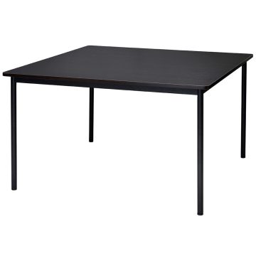 【車上渡し】アール・エフ・ヤマカワ ラディーRFシンプルテーブル W1200xD1200 ダークII (重量：26kg) RFSPT-1212DB2|会議用・ミーテングテーブル