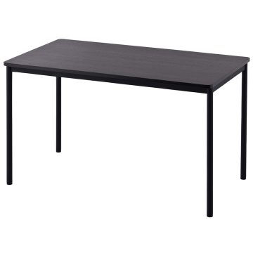 【車上渡し】アール・エフ・ヤマカワ ラディーRFシンプルテーブル W1200×D700 ダークII (重量：18.6kg) RFSPT-1270DB2|会議用・ミーテングテーブル