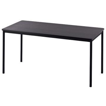 【車上渡し】アール・エフ・ヤマカワ ラディーRFシンプルテーブル W1400×D700 ダークII (重量：20kg) RFSPT-1470DB2|会議用・ミーテングテーブル