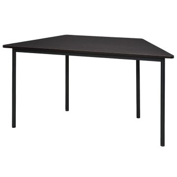 【車上渡し】アール・エフ・ヤマカワ ラディーRFシンプルテーブル 台形 ダークII (重量：14.7kg) RFSPT-1470DDB2|会議用・ミーテングテーブル