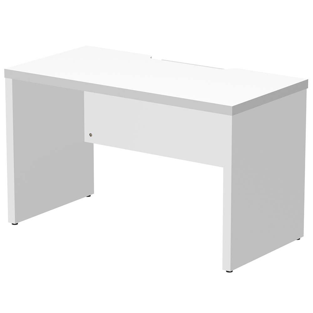 【車上渡し】アール・エフ・ヤマカワ ソリード フリーアドレス用ハーフデスク W1200×D600 ホワイト×ホワイト脚 (重量：29.5kg) RFTFH-1260WH-WL|オフィスデスク