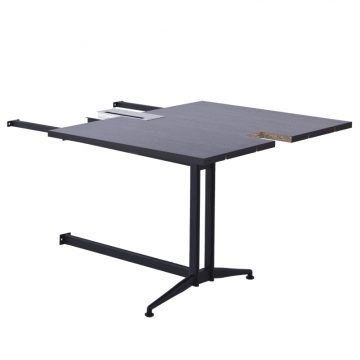 アール・エフ・ヤマカワ T字脚大会議テーブル 増連 ダークII (重量：23kg) RFTMT-ADDB2|会議用・ミーテングテーブル