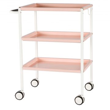 アール・エフ・ヤマカワ スチールワゴンII ピンク (重量：12.5kg) RFWG2-STPK|オフィスデスク