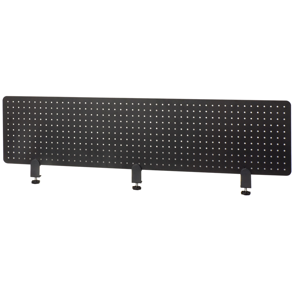 アール・エフ・ヤマカワ メタルデスクトップパネル W1200 ブラック クランプ型 (重量：6kg) SHDTP-PBK12|パーテーション