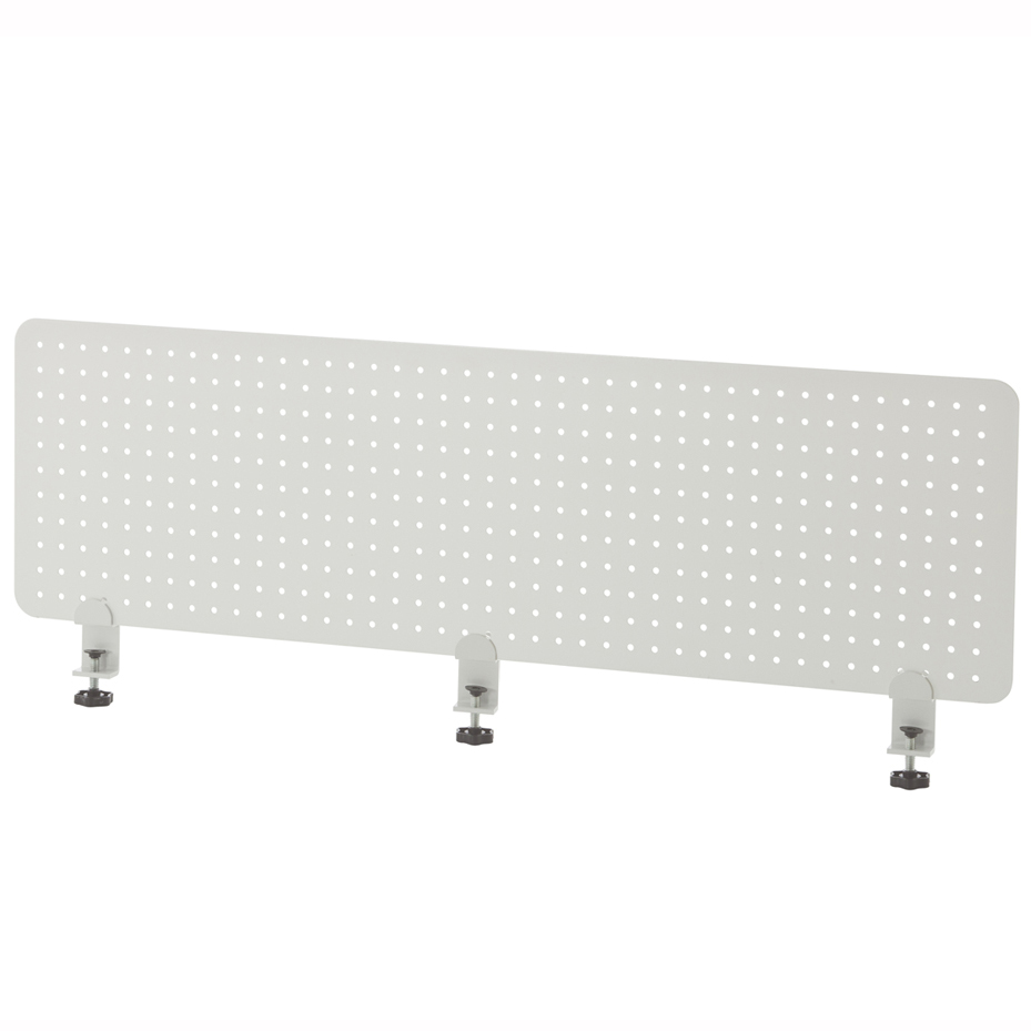 アール・エフ・ヤマカワ メタルデスクトップパネル W1200 ホワイト クランプ型 (重量：6kg) SHDTP-PWH12|パーテーション