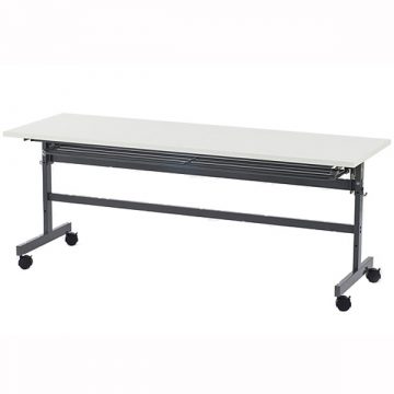 【車上渡し】アール・エフ・ヤマカワ スタンダードフォールディング テーブルIV W1800×D600 ホワイト (重量：28.9kg) SHFT-1860-4WH|会議用・ミーテングテーブル