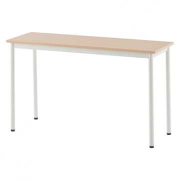 【車上渡し】アール・エフ・ヤマカワ エスティー SHシンプルテーブル W1200×D400 ナチュラル (重量：12.8kg) SHST-1240NA|会議用・ミーテングテーブル