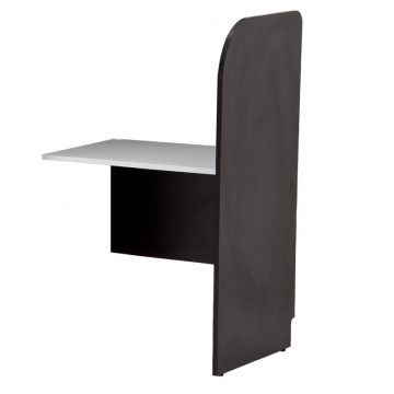 アール・エフ・ヤマカワ PCブースデスクII 増連 W700 ダークII (重量：18.5kg) Z-SHPCB2-70ADDB2|オフィスデスク