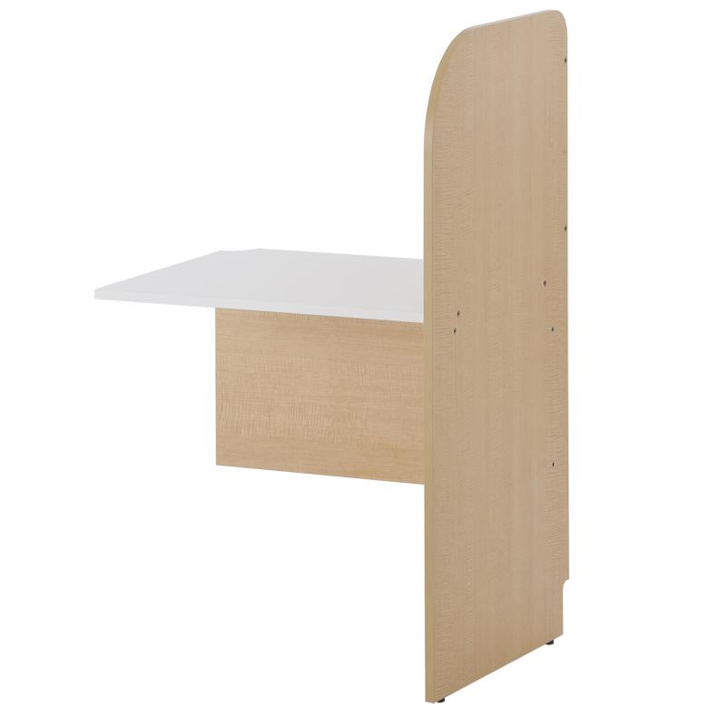 アール・エフ・ヤマカワ PCブースデスクII 増連 W700 ナチュラル (重量：18.5kg) Z-SHPCB2-70ADNA|オフィスデスク