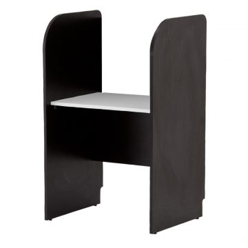 アール・エフ・ヤマカワ PCブースデスクII 基本 W700 ダークII (重量：27.5kg) Z-SHPCB2-70DB2|オフィスデスク