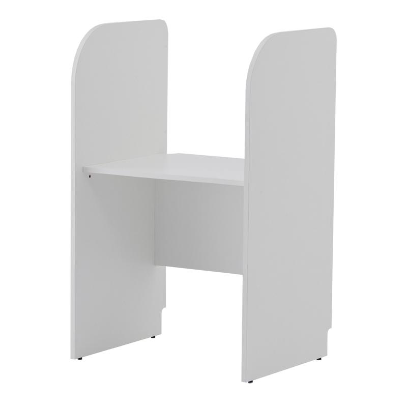 アール・エフ・ヤマカワ PCブースデスクII 基本 W700 ホワイト (重量：27.5kg) Z-SHPCB2-70WH|オフィスデスク