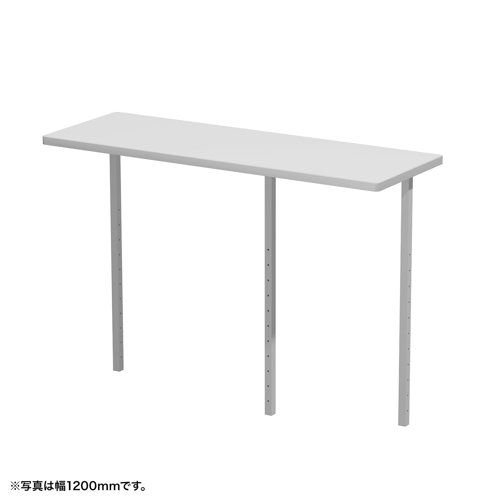 サンワサプライ サブテーブルW1800mm用(グレー) (EST-180GY) ※お客様組立品|会議用・ミーテングテーブル