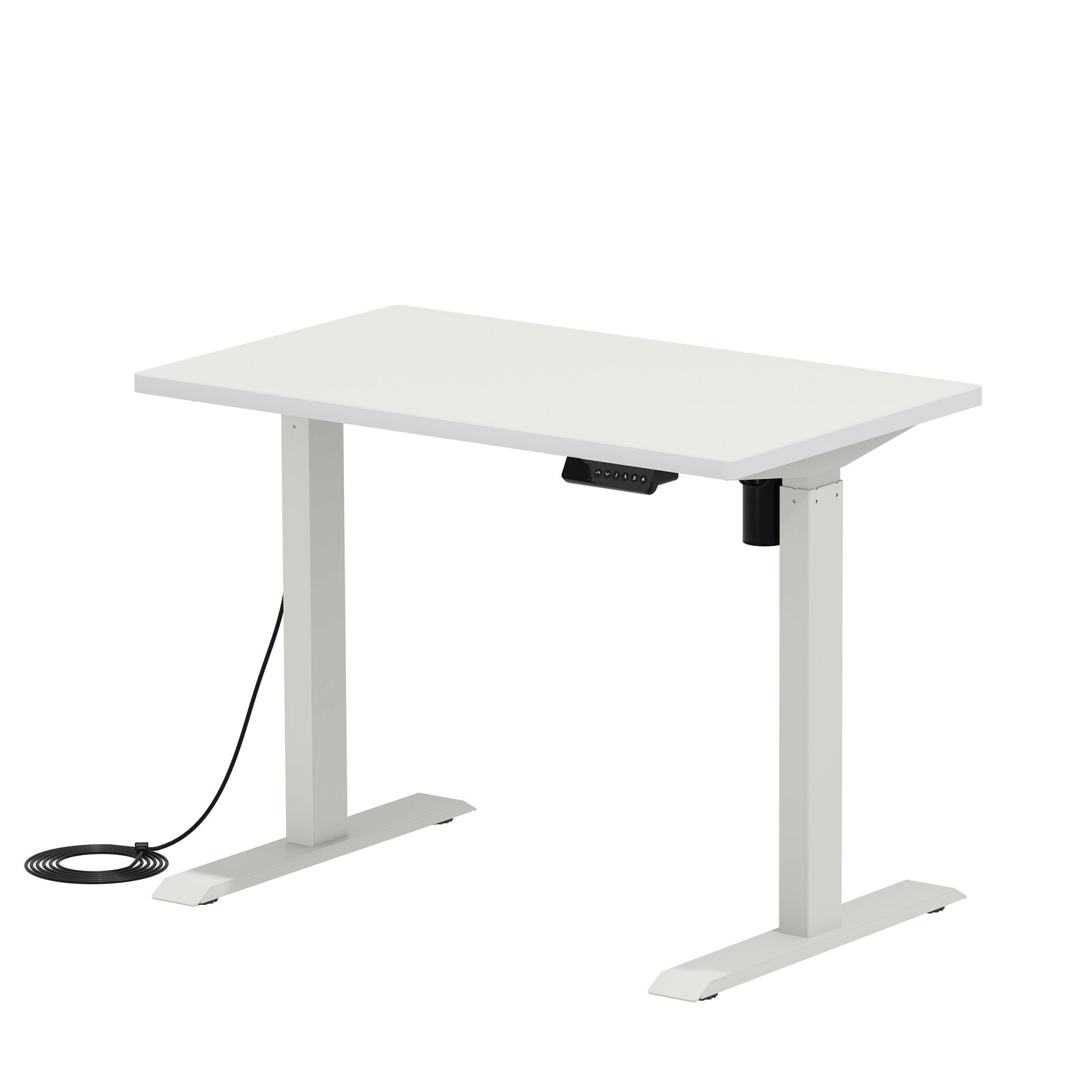 (受注生産品) サンワサプライ e電動昇降デスク(ホワイト)W1000×D600 (ERD-ER10060W) ※お客様組立品