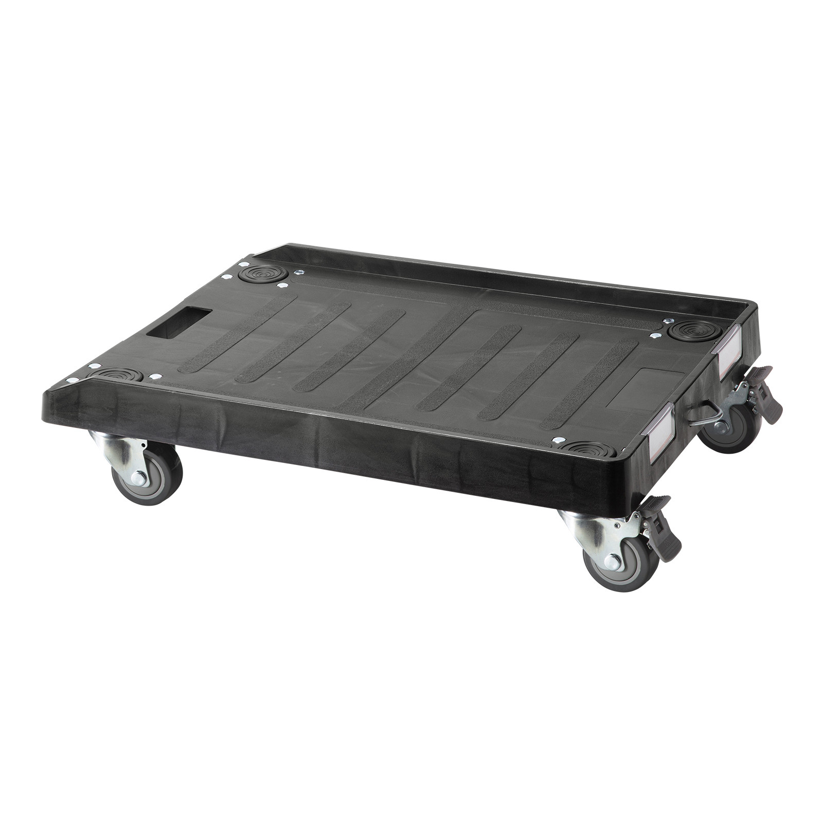 サンワサプライ 樹脂製ドーリー(75リットルオリコン仕様) (CART-FA1175BK) ※完成品|その他店舗用品