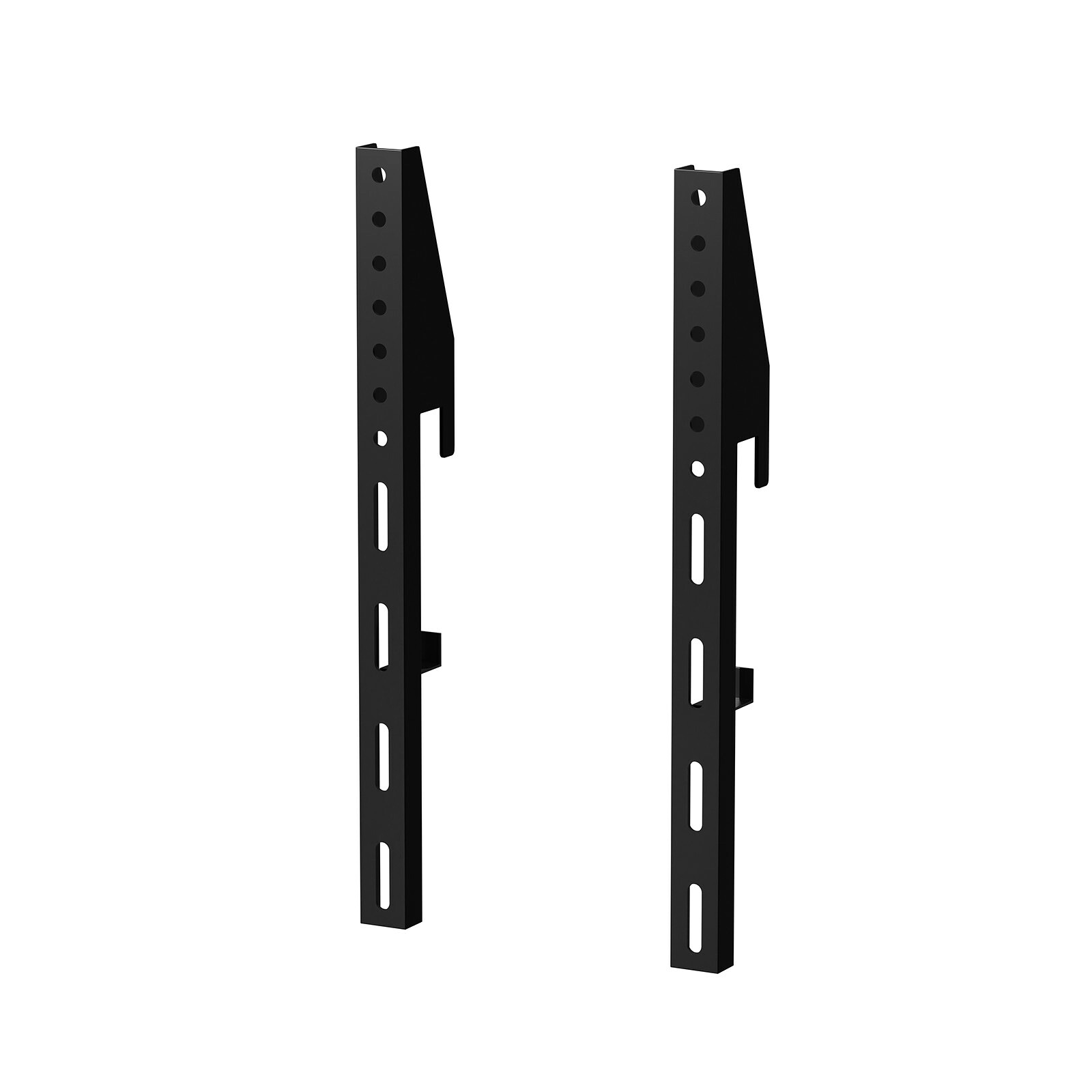 サンワサプライ eデスクハンギングバー用ディスプレイブラケット(ブラック) (EST-HGPL1BK) ※完成品|オフィスデスク