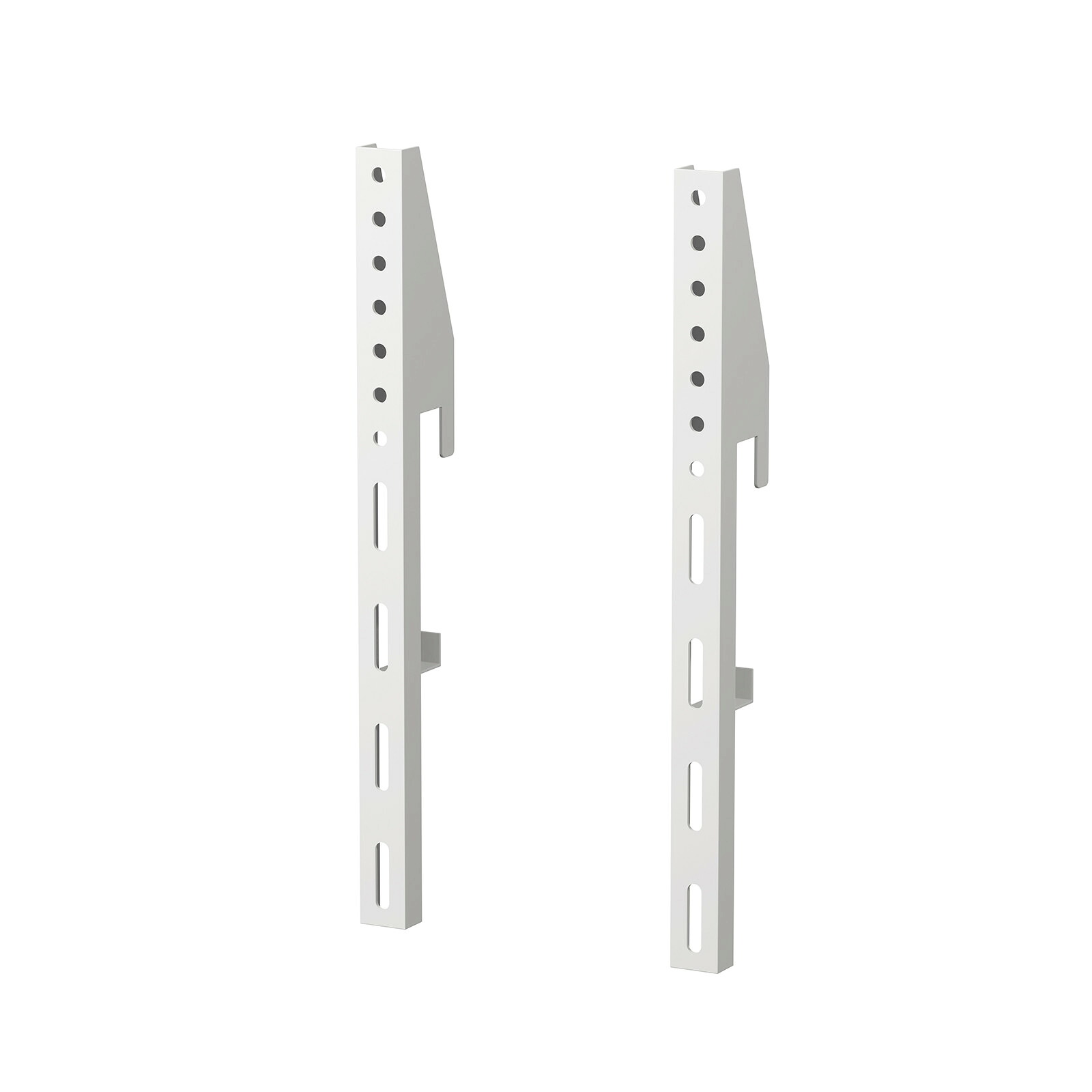 サンワサプライ eデスクハンギングバー用ディスプレイブラケット(ホワイト) (EST-HGPL1W) ※完成品|オフィスデスク