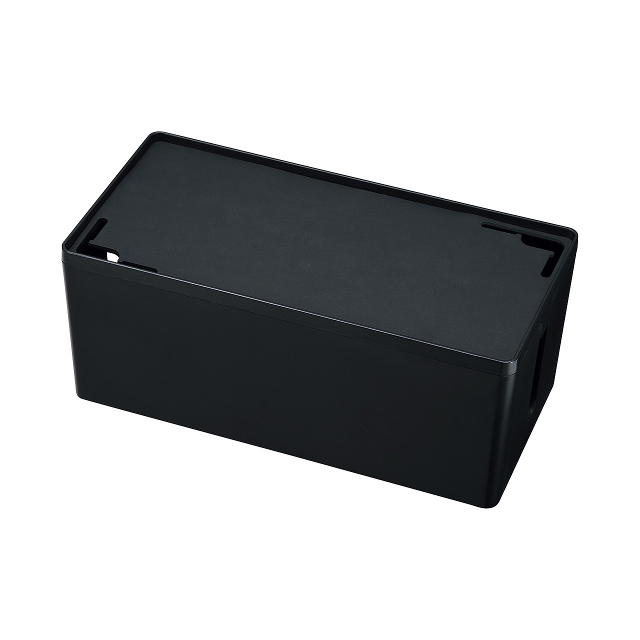サンワサプライ ケーブル&タップ収納ボックス (CB-BOXP2BKN2)|その他店舗用品