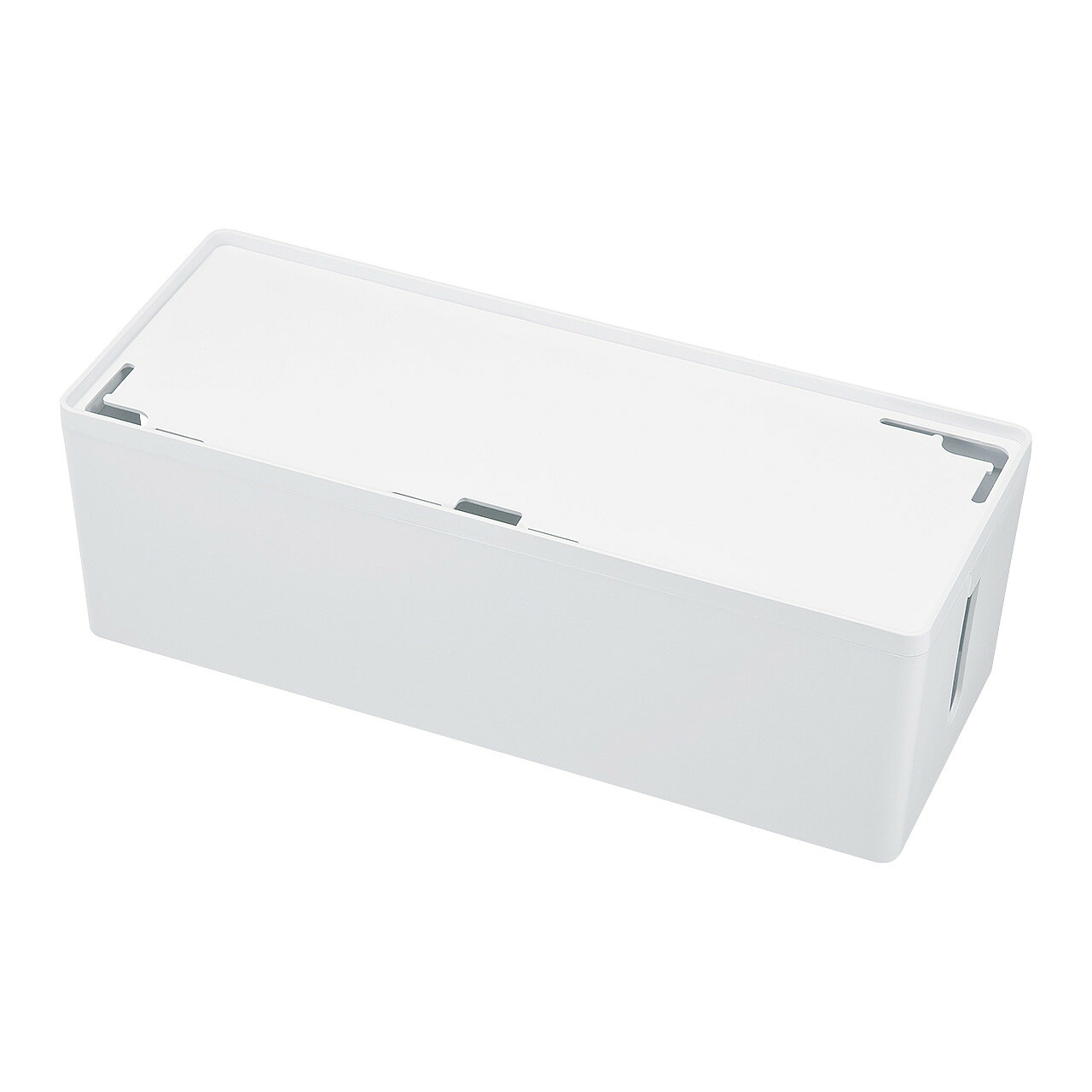 サンワサプライ ケーブル&タップ収納ボックス (CB-BOXP3WN2)|その他店舗用品