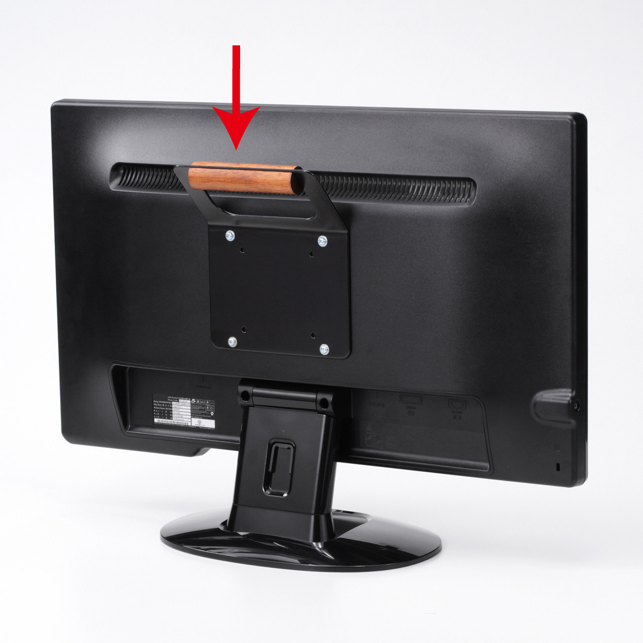サンワサプライ VESAマウント取付けテレビハンドル (MR-VESA5N) ※完成品|その他店舗用品