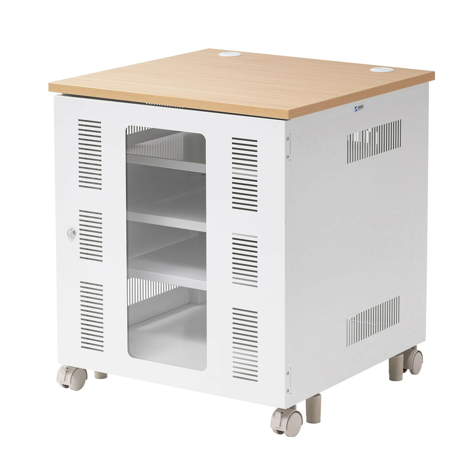 サンワサプライ 19インチマウントボックス( 12U D600) (CP-502) ※お客様組立品|その他店舗用品
