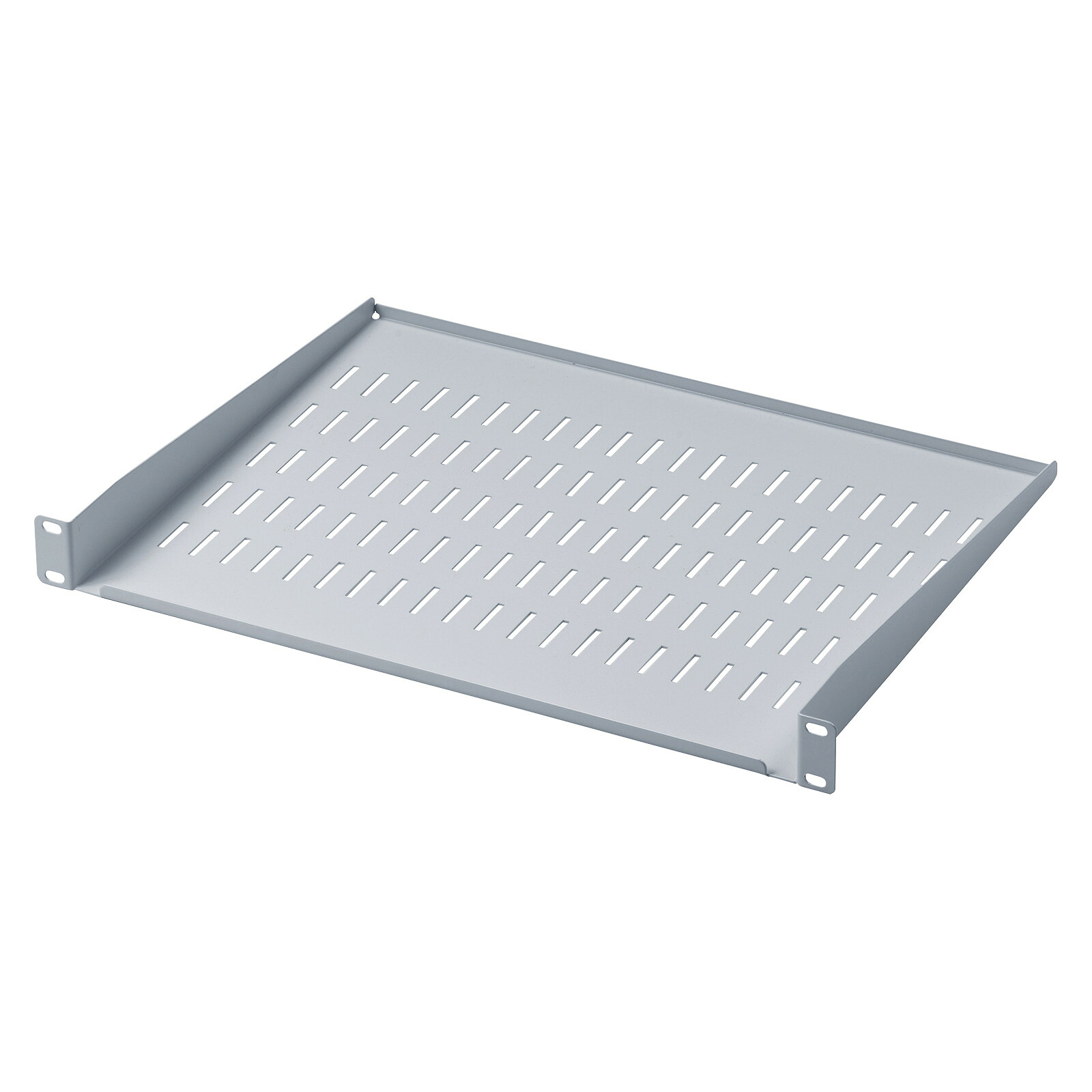 サンワサプライ EIA用スリット付棚板(1U) (CP-NT1UGY) ※完成品|その他店舗用品
