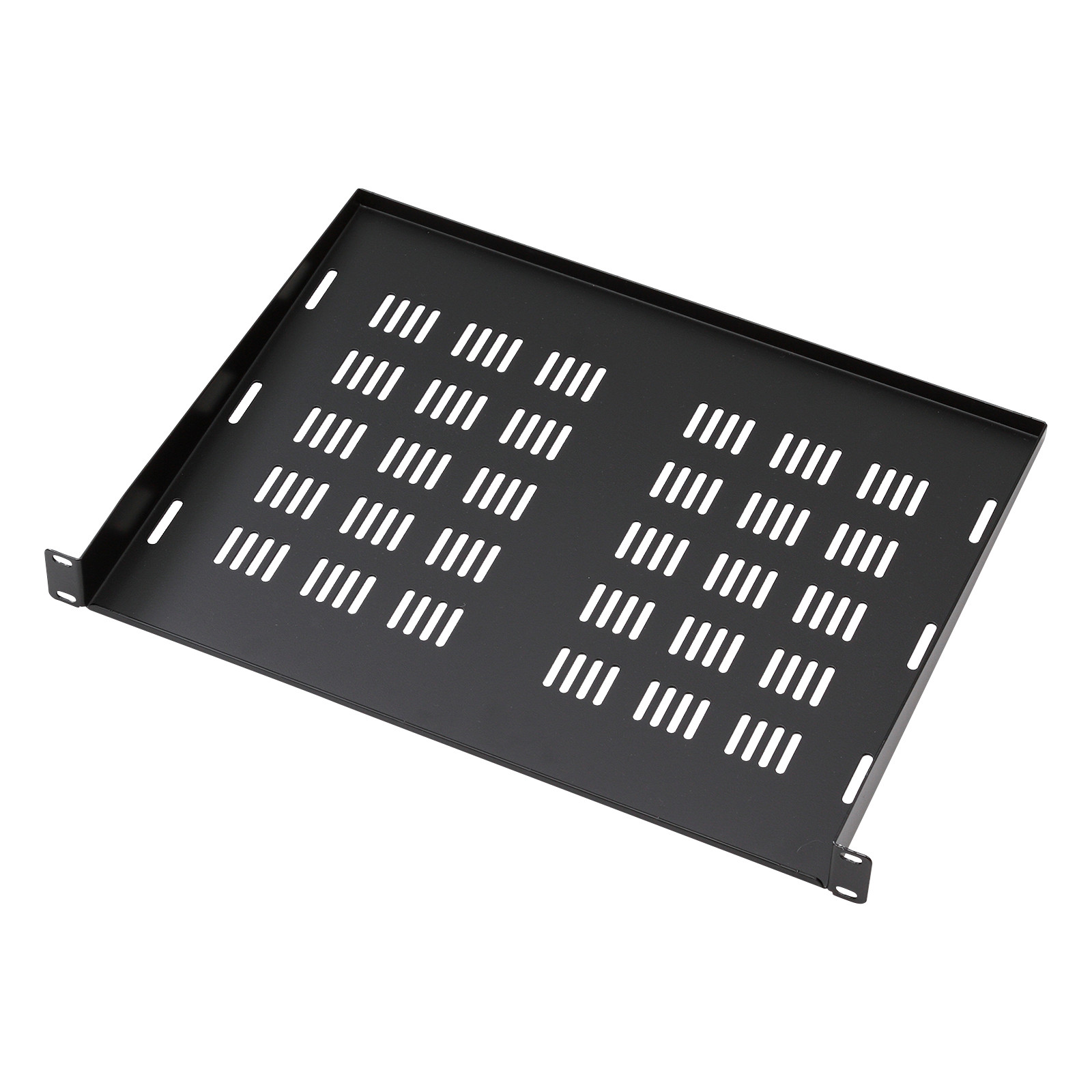 サンワサプライ EIA用スリット付棚板(1U) (CP-SVNT1UBKA) ※完成品|その他店舗用品