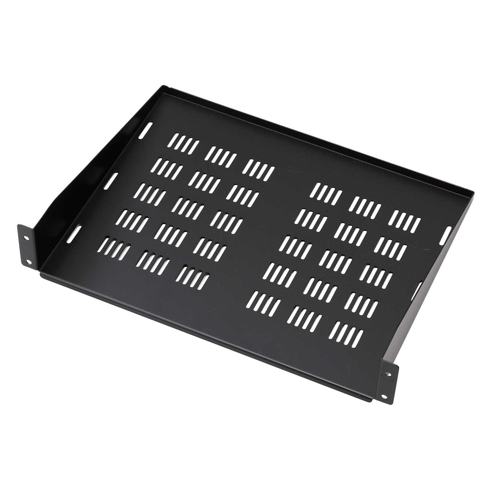 サンワサプライ EIA用スリット付棚板(2U) (CP-SVNT2UBKA) ※完成品|その他店舗用品