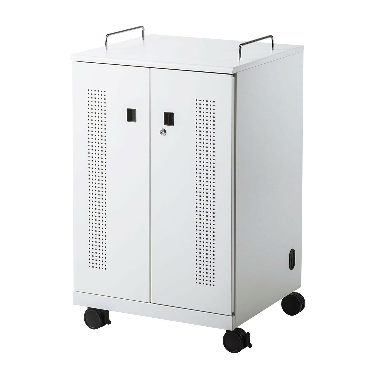サンワサプライ ノートパソコン収納キャビネット(12台収納) (CAI-CAB104W) ※完成品