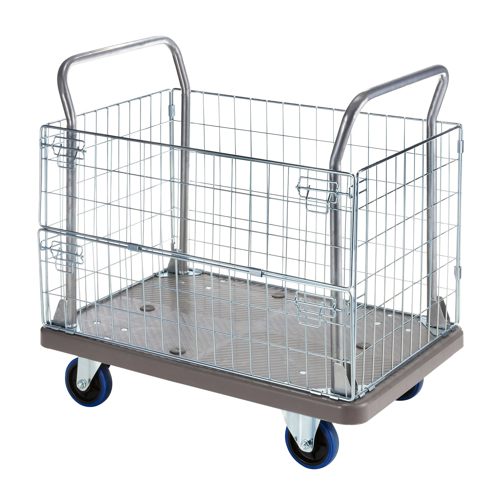 サンワサプライ かご付き台車 (CART-FA13GY) ※お客様組立品|台車