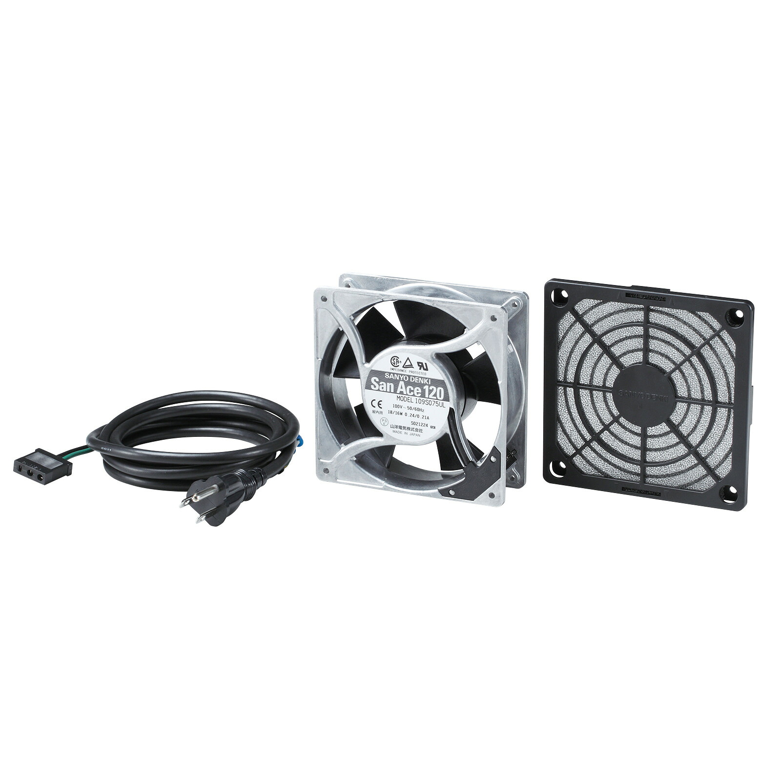サンワサプライ 放熱ファン高速タイプt=38mm (CP-FANS38-A) ※完成品|その他店舗用品