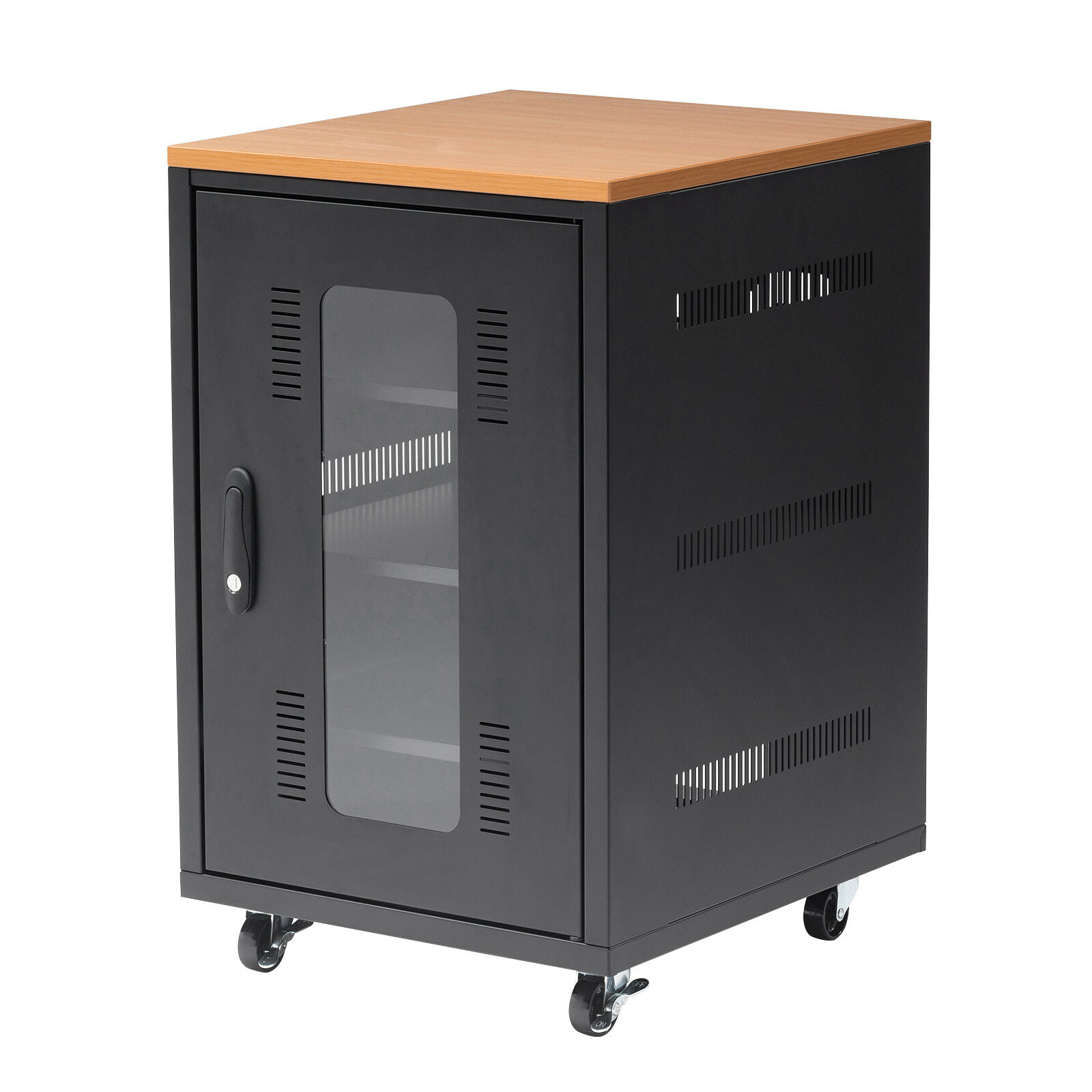 サンワサプライ 扉付き機器収納ボックス (CP-SBOX4572) ※お客様組立品|その他店舗用品
