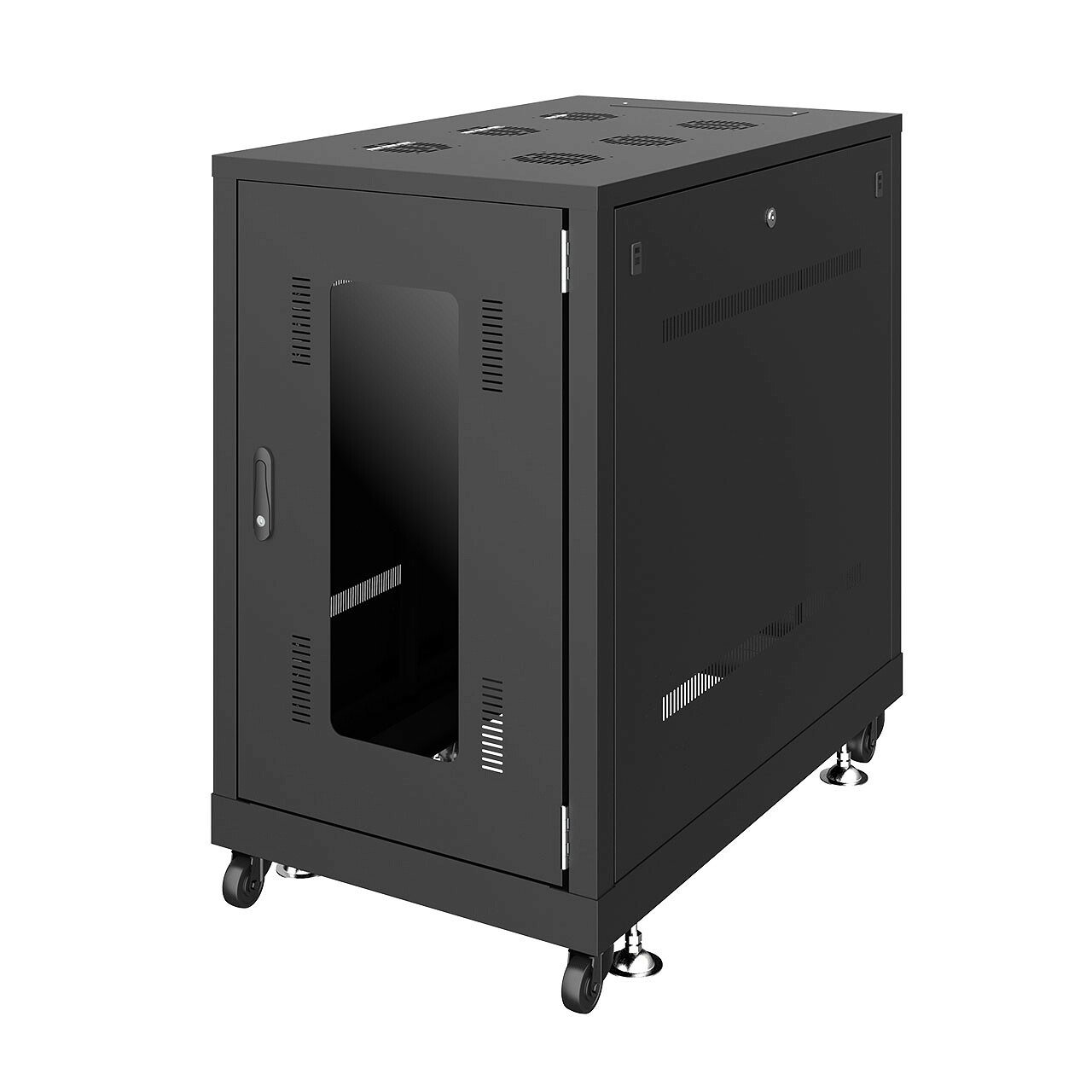 サンワサプライ 19インチサーバーラック(18U) (CP-SVN1810BKN) ※お客様組立品|その他店舗用品