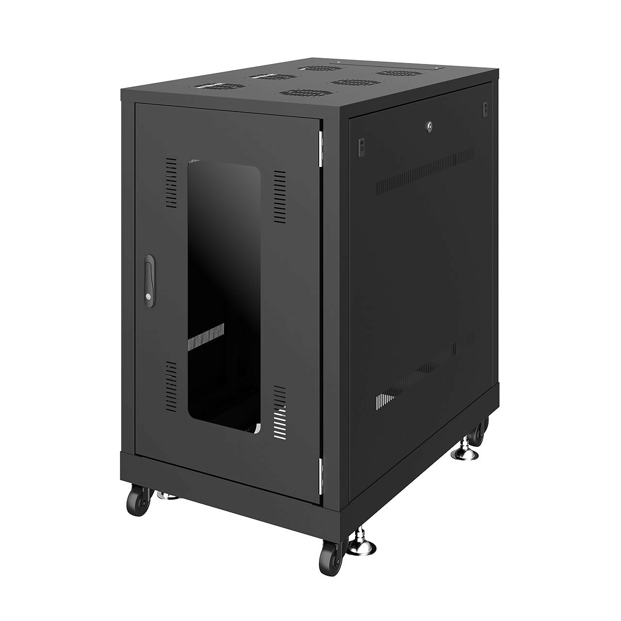 サンワサプライ 19インチサーバーラック(18U) (CP-SVN1890BKN) ※お客様組立品|その他店舗用品