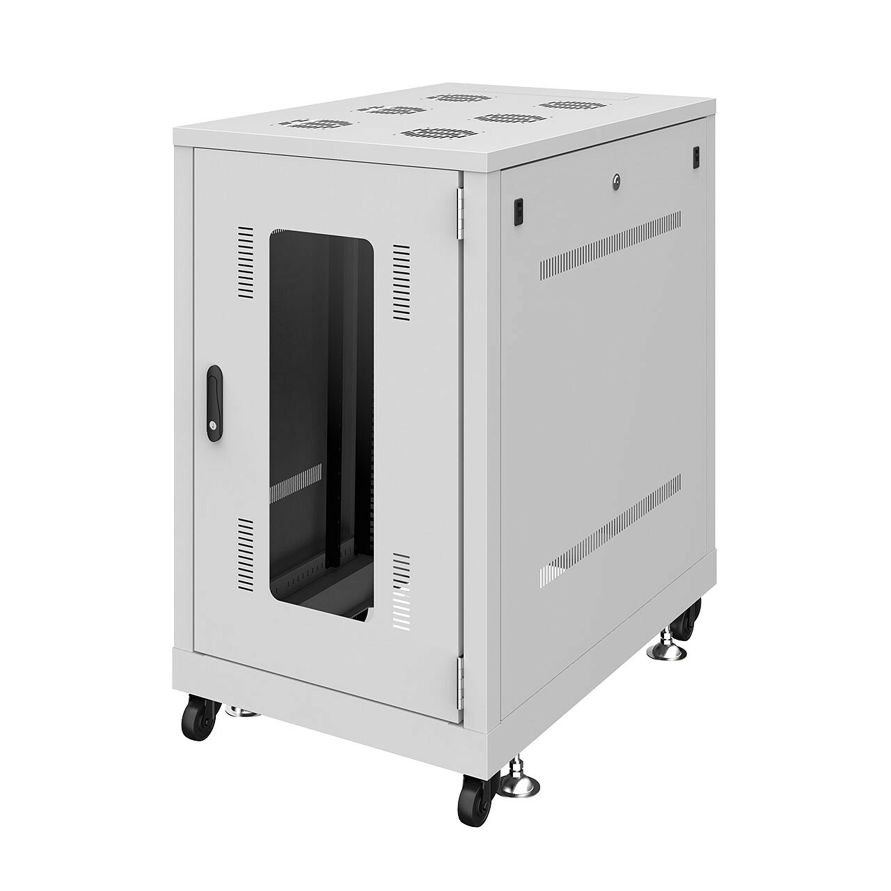 サンワサプライ 19インチサーバーラック(18U) (CP-SVN1890GYN) ※お客様組立品|その他店舗用品