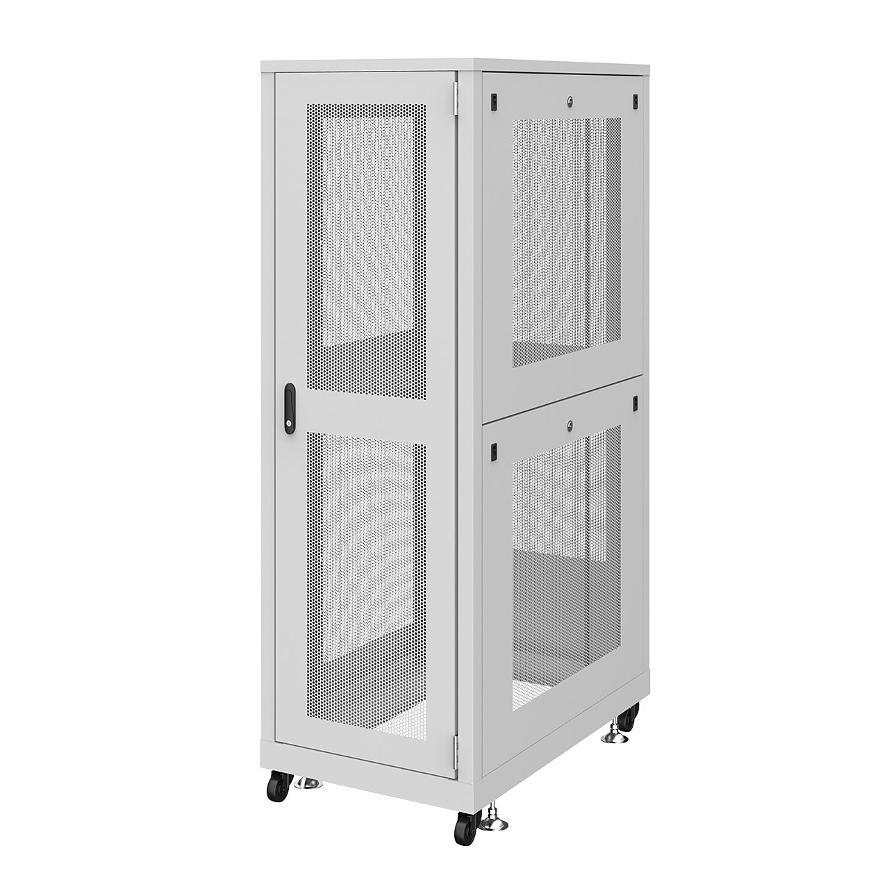 サンワサプライ 19インチサーバーラック　メッシュパネル仕様(36U) (CP-SVN3610MGYN) ※お客様組立品