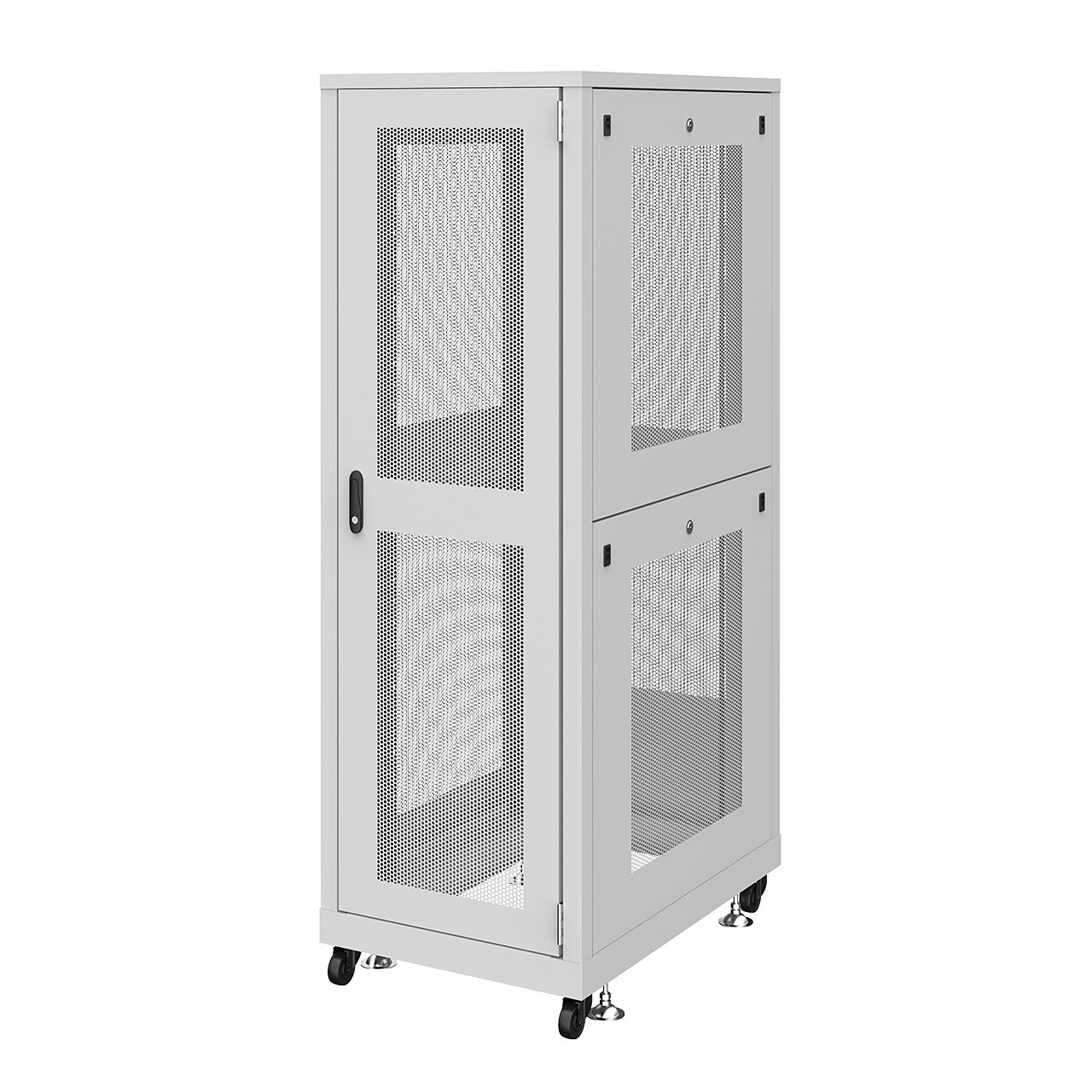 サンワサプライ 19インチサーバーラック　メッシュパネル仕様(36U) (CP-SVN3690MGYN) ※お客様組立品