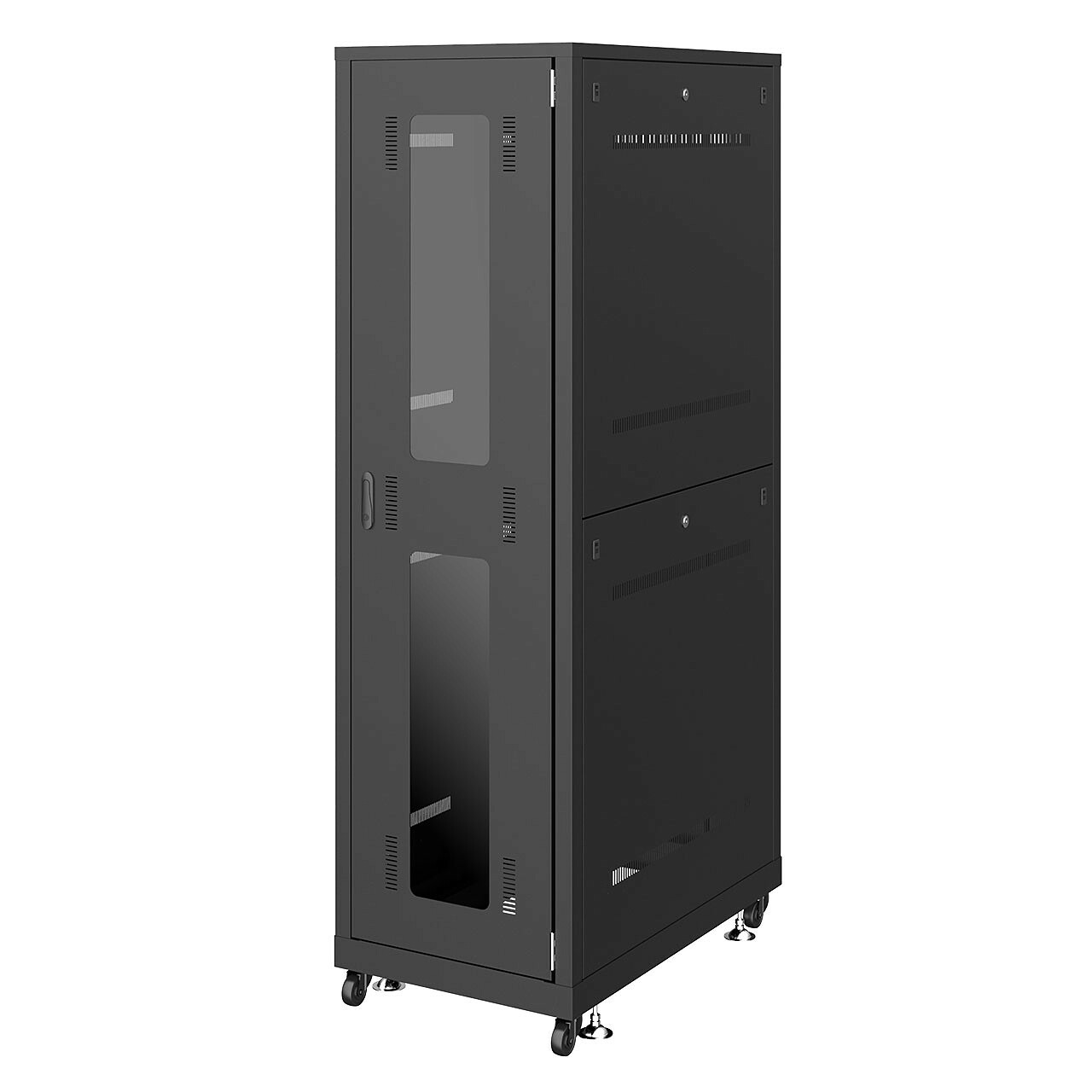 サンワサプライ 19インチサーバーラック(42U) (CP-SVN4210BKN) ※お客様組立品