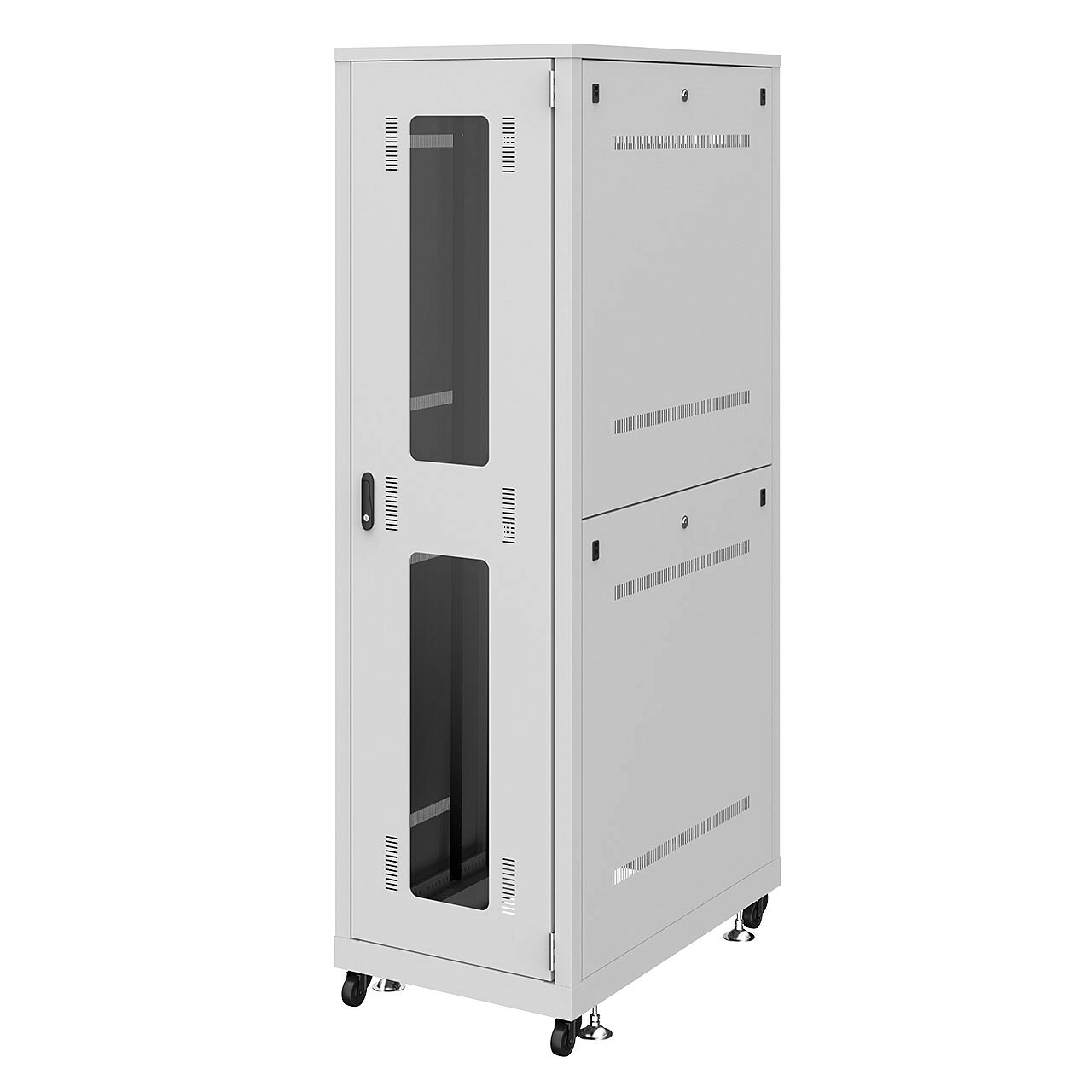 サンワサプライ 19インチサーバーラック(42U) (CP-SVN4210GYN) ※お客様組立品