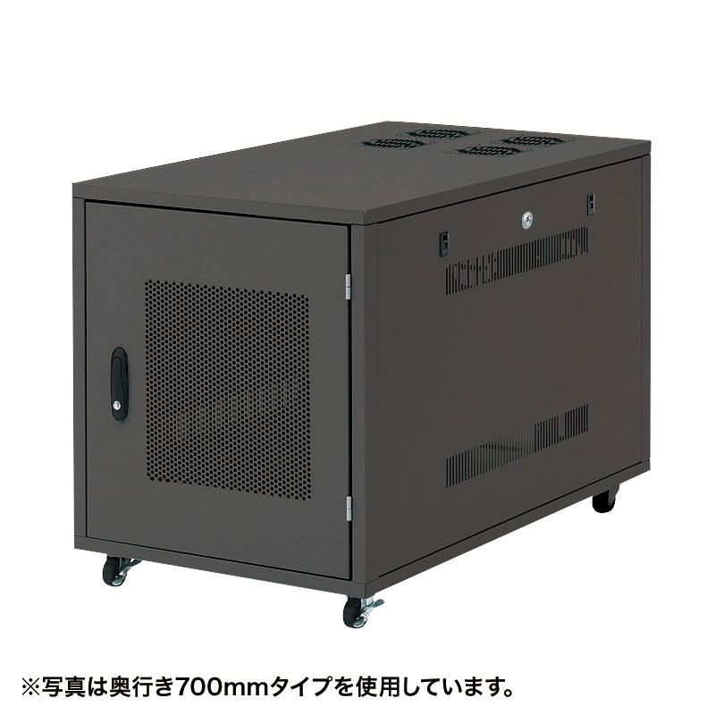 サンワサプライ 19インチサーバーボックス(12U) (CP-SVNC6) ※完成品|その他店舗用品